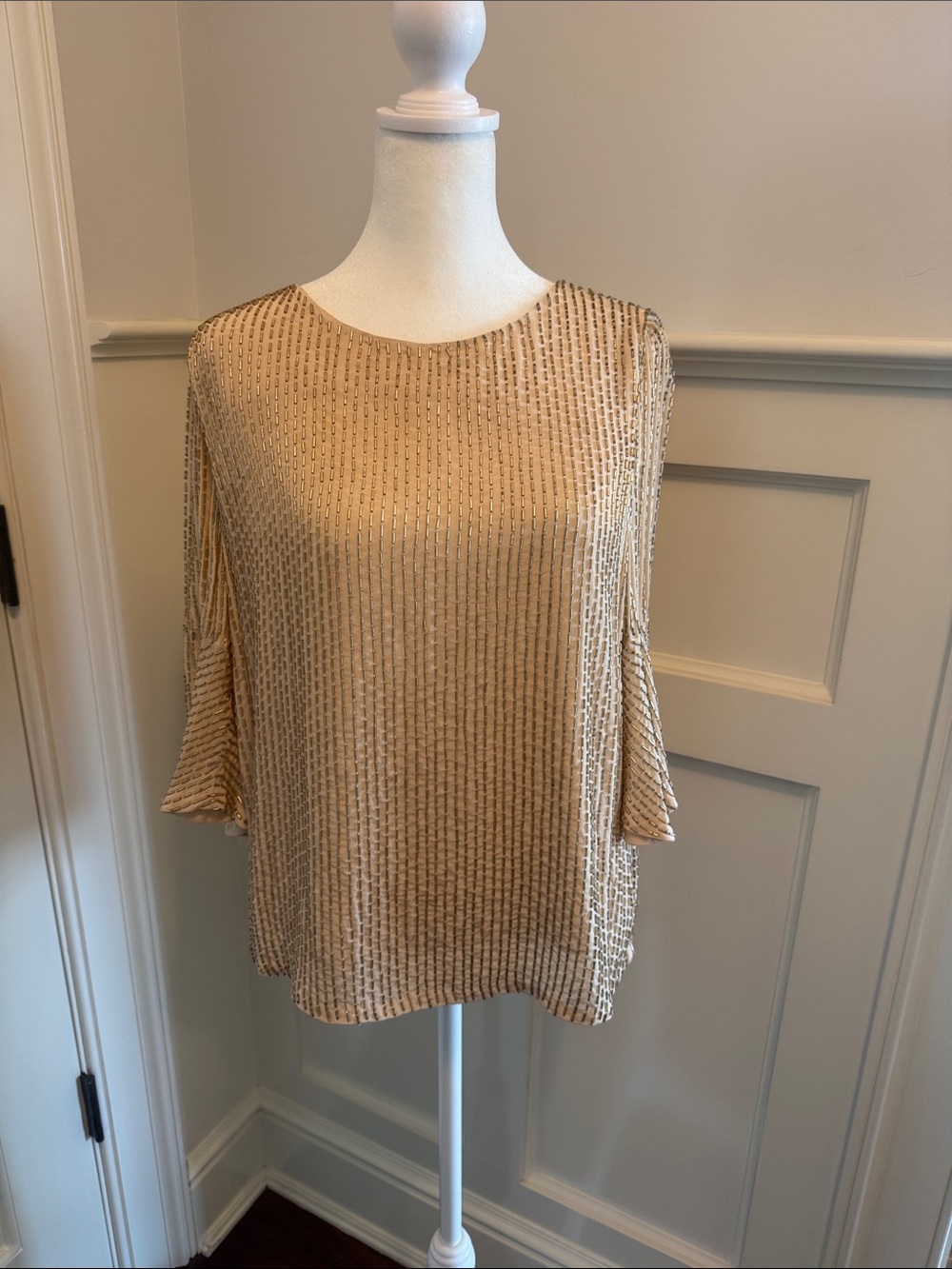 Festive beaded top